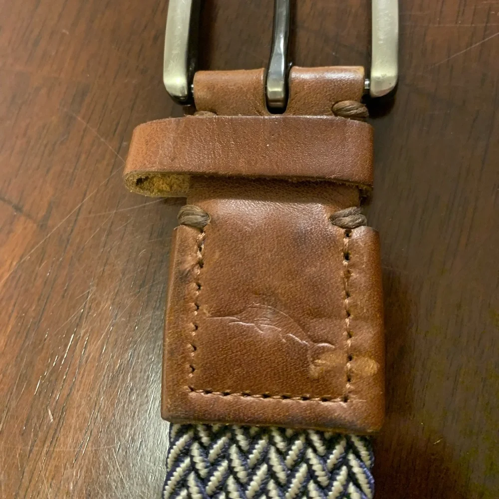 NWOT Tommy Bahama L/X Woven Leather‎ Casual Belt
